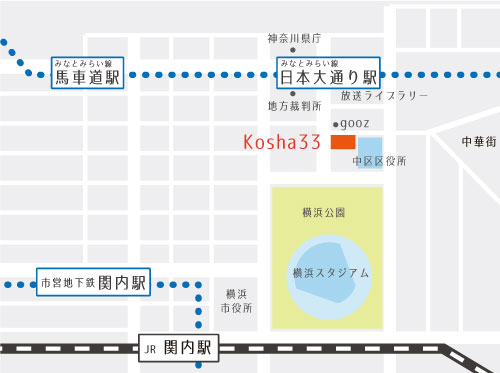 kosha33のアクセス地図